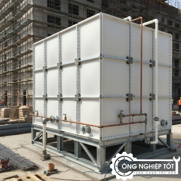 Bồn SMC compostie lắp ghép ở khu công nghiệp